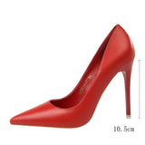 Women's Luxury Pastel Wedding Stilettos - Blue - 1 - 10.5cm - Stilettos - 43 B - PU Leather - image 16