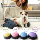 Recordable Button Dogs Kids - Mixed - 8 Pcs Set - M - ABS Plastic - image 1