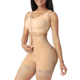 Women's Colombian Full Body Shaper - Black - Full Body Shaper YN03 1070 - 6XL - Polyester/Spandex - image 27