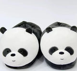Women's Cute Shark Slippers - Grey/White - Panda Slippers - One Size - Plush - image 25