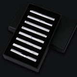 Men's 8 Pcs Metal Tie Clip Gift Sets - Small - Iron Alloy - image 7