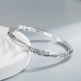 Women's Sterling Silver Celtic Bracelet - Silver - Bracelet - Adjustable - 925 Silver - image 3
