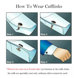 Funki Buys | Cufflinks | Men's Crystal Cufflinks Tie Clip Set