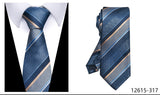 Men's Classic Wedding Business Suit Ties - Gray - 301 - One Size - Polyester - image 35