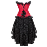 Women's Victorian Gothic Corset Dress - Black 1 / Black 1 - 2340 / 6523 - 6XL - Polyester - image 17