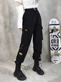 Women's Retro Streetwear Cargo Pants - Black - 1 / Cargo Pants - 5XL - Polyester - image 19