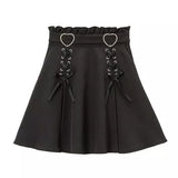 Women's High Waist Harajuku Mini Skirt - Black - Skirt - 4XL - Polyester - image 19