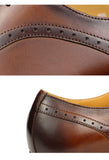 Men's Leather Luxury Wedding Shoes - Brown - Dress Shoes - 39 B - Genuine Leather - image 7