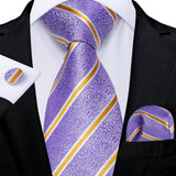 Men's 3 Pcs Premium Silk Tie Sets - MJ-7897 - One Size - Silk/Polyester - image 11
