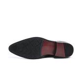 Men's Leather Patent Formal Dress Boots - Wine Red - Patent Boots - 45 B - Genuine Leather - image 22