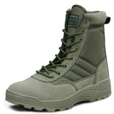 Men's Tactical Military Desert Hiking Boots - Black - Hiking Boots - 46 B - PU Leather - image 39