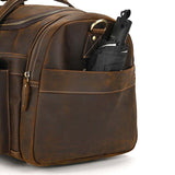 Funki Buys | Bags | Travel Bags Men's Leather Overnight Bag