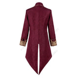 Women's Men's Steampunk Victorian Coat - Red - Jacket - XXXL - Polyester - image 2