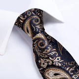Men's 3 Pcs Paisley Wedding Tie Sets - MJ-7710 - One Size - Silk/Polyester - image 10