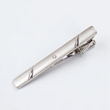 Men Silver Color Formal Tie Clip - Silver - Color / A8 - Small - Iron Alloy - image 8
