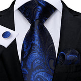 Men's 3 Pcs Luxury Formal Tie Sets - MJ-7890 - One Size - Silk/Polyester - image 32