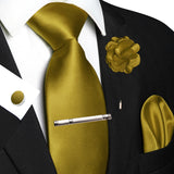 Funki Buys | Neckties | Men's 5 Pcs Luxury Ridged Silk Tie Sets