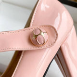 Women's Patent High Platform Mary Janes - Lavender - Mary Jane Platforms - 16 B - PU Leather - image 23