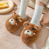 Women's Cute Animal Slippers - White - Animal Slippers - 45 B - image 6