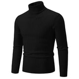 Men's High Neck Mock Neck Pullovers - Beige - Mock Neck Shirt - Asian 3XL(70-95Kg) - Polyester - image 24
