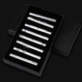 Men's 8 Pcs Metal Tie Clip Gift Sets - Small - Iron Alloy - image 12