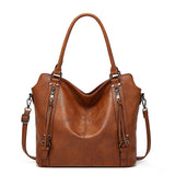 Handbags Women's Fashion Tote Bags - Brown - 1 - Handbag + Purse - Medium - PU Leather - image 15