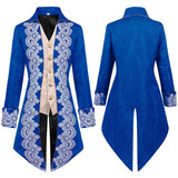 Women's Men's Steampunk Victorian Coat - Red - Jacket - XXXL - Polyester - image 15