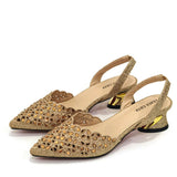 Women's Luxury Venus Chan Shoe Bag Set - Gold - 1 - Set - Bag and Shoes - 43 B - PU Leather - image 4