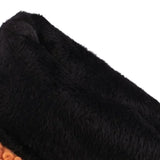 Women's Fuzzy Faux Wool Platform Boots - Orange - Short Plush Boots - 42 B - Imitation Wool - image 31