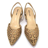 Women's Luxury Venus Chan Shoe Bag Set - Gold - 1 - Set - Bag and Shoes - 43 B - PU Leather - image 2