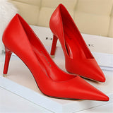 Women's Luxury Pastel Wedding Stilettos - Blue - 1 - 10.5cm - Stilettos - 43 B - PU Leather - image 26