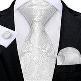 Men's 3 Pcs Luxury Formal Tie Sets - MJ-7686 - One Size - Silk/Polyester - image 11