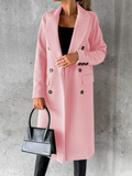 Funki Buys | Jackets | Women's Double Breasted Long Overcoat