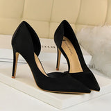 Women's Satin Wedding Party Stilettos - Blue - Party Pumps - 40 B - PU Leather - image 18
