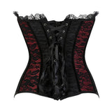 Women's Victorian Corset Bustier Dress - Black/Red - Corset - 6XL - Polyester - image 4