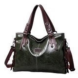 Handbags Women's Fashion Shoulder Bag - Olive - Handbag - Medium - PU Leather - image 39