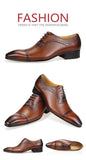 Men's Leather Luxury Wedding Shoes - Brown - Dress Shoes - 39 B - Genuine Leather - image 13