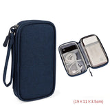 Cable Storage Bag Small Cable Organizer - Navy Blue - 1 / Small - Oxford Nylon - image 14