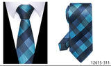 Men's Classic Wedding Business Suit Ties - Gray - 301 - One Size - Polyester - image 31