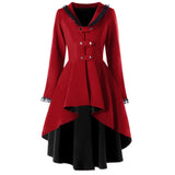 Women's Vintage Gothic Jacket Dress - Black/Red - 1 / Jacket Dress - 5XL - Polyester - image 1