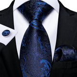 Funki Buys | Neckties | Men's 3 Pcs Paisley Wedding Tie Sets