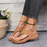 Women's Summer Slip On Sandals - Black - Slip On Sandals - 43 B - PU Leather - image 20