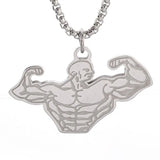 Men's Boxing Glove Barbell Pendants - Medium - Zinc Alloy - image 1