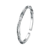 Women's Sterling Silver Celtic Bracelet - Silver - Bracelet - Adjustable - 925 Silver - image 4