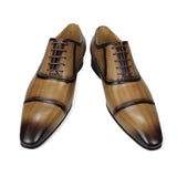Men's Leather Luxury Custom Dress Shoes - Black - Men's Dress Shoes - 46 B - Genuine Leather - image 9