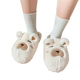 Women's Cute Novelty Funny Bear Slippers - White - Bear Slippers - 45 - image 19
