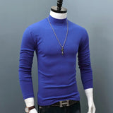 Men's Women's Slim Fit Mock Neck Shirts - Black - Skivvy - 6XL - Polyester - image 19