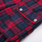 Men's Modern Highland Tartan Kilts Gothic - Red - Kilt - 5XL - Polyester - image 2