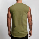 Men's Bodybuilding & Gym Tank Tops - Red - 1 / Large Logo / Gym Shirt - XXL - Cotton - image 4