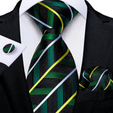 Men's 3 Pcs Premium Silk Tie Sets - MJ-7750 - One Size - Silk/Polyester - image 17